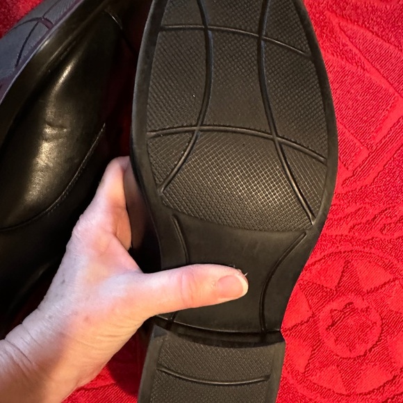 Classic Black Men's Dress Shoes Croft & Barrow Ortholite Size 9 - Picture 7 of 8